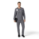 Force Cross-Flex Crew Neck Long Sleeve Scrub Top