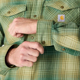 Montana Rugged Flex™ Relaxed Fit Lightweight Long-Sleeve Snap-Front Plaid Shirt