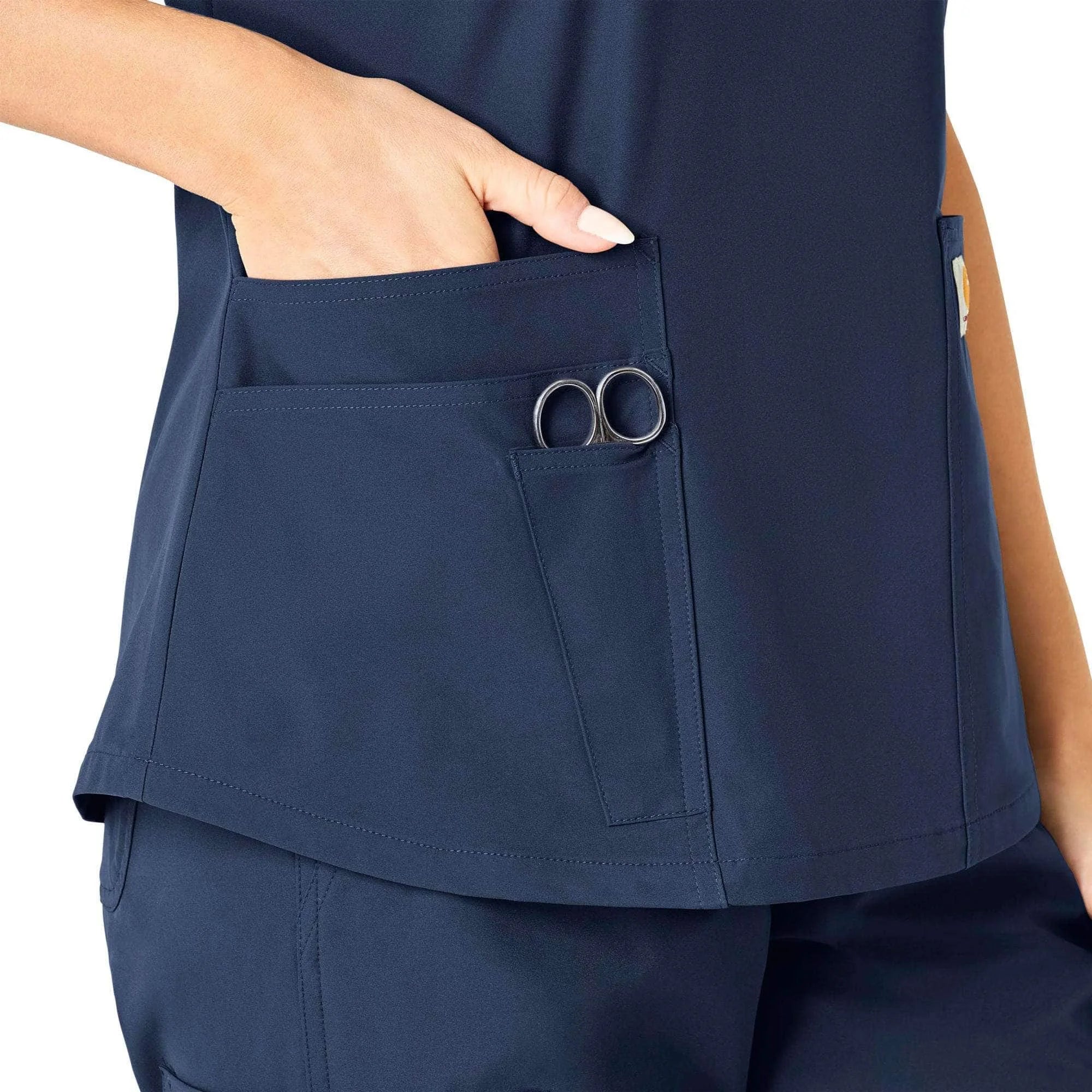 Women's Force Essentials V-Neck Scrub Top