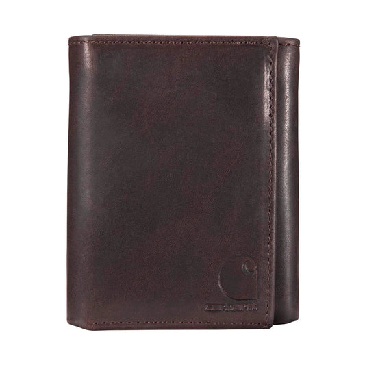 Oil Tan Leather Trifold Wallet