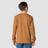 Boys' Long Sleeve Pocket Logo T-Shirt (Toddler/Child/Youth)