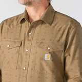 Montana Rugged Flex™ Relaxed Fit Lightweight Long-Sleeve Snap-Front Plaid Shirt
