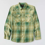Montana Rugged Flex™ Relaxed Fit Lightweight Long-Sleeve Snap-Front Plaid Shirt
