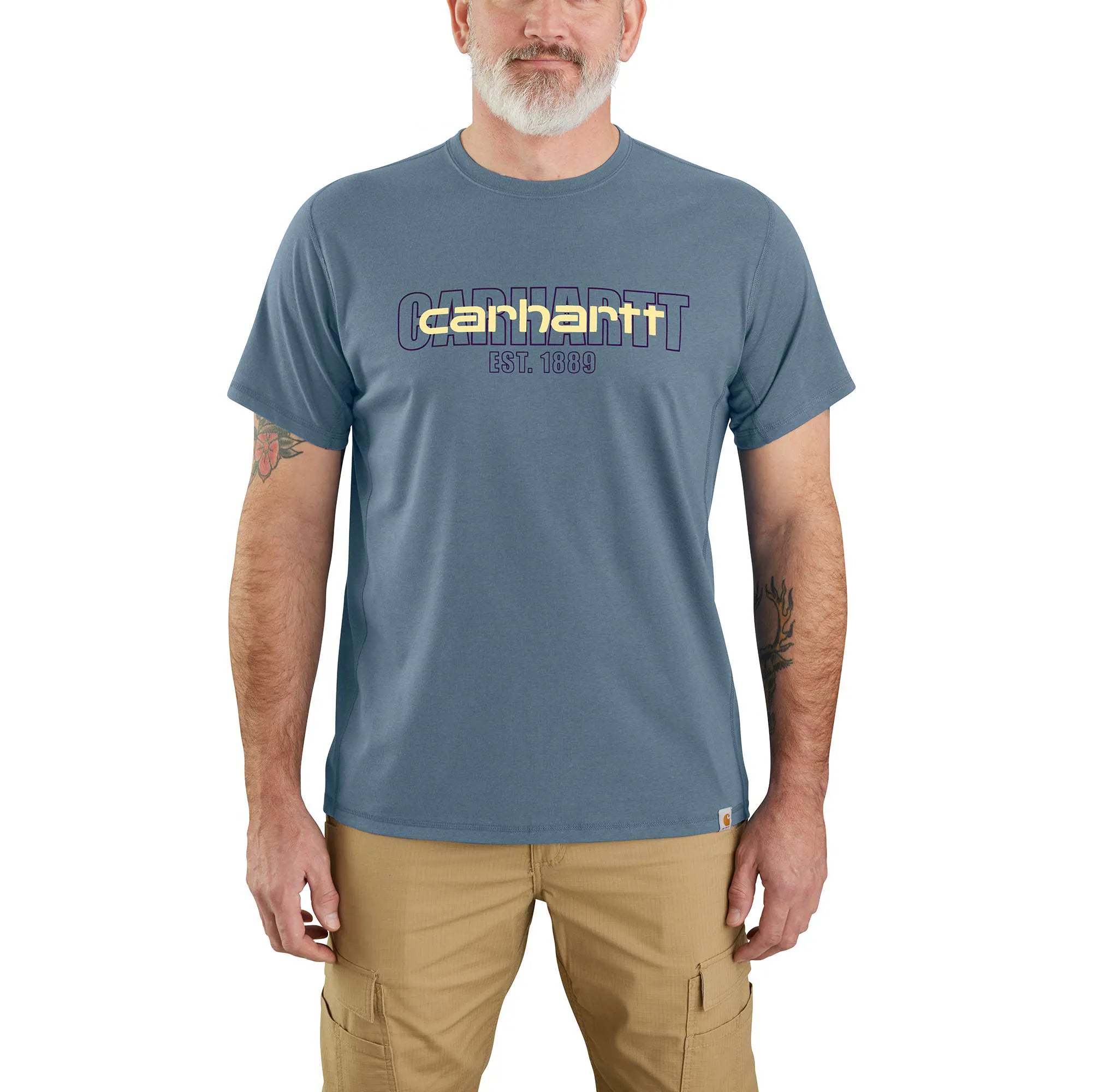 Carhartt Force® Relaxed Fit Short-Sleeve Logo Graphic T-Shirt