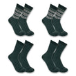 Women's Heavyweight Synthetic-Wool Blend Crew Sock 4-Pack