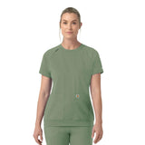 Women's Force Cross-Flex Knit Crew Neck Scrub Top