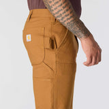 Slim Tapered Rugged Flex™ Duck Double-Front Dungaree