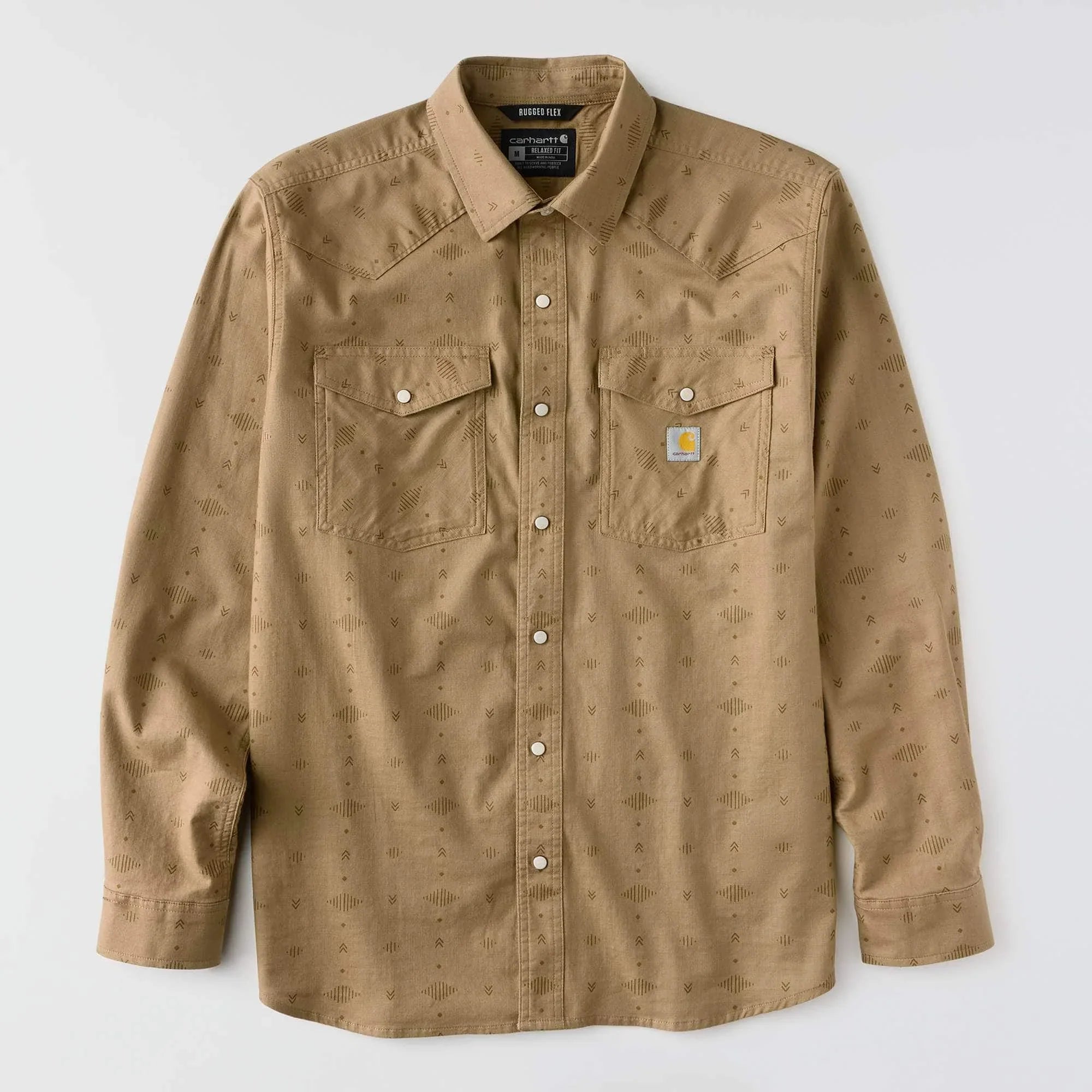 Montana Rugged Flex™ Relaxed Fit Lightweight Long-Sleeve Snap-Front Plaid Shirt