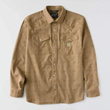 Montana Rugged Flex™ Relaxed Fit Lightweight Long-Sleeve Snap-Front Plaid Shirt
