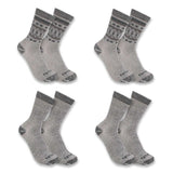 Women's Heavyweight Synthetic-Wool Blend Crew Sock 4-Pack