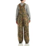Kids' Loose Fit Canvas Insulated Camo Bib Overall